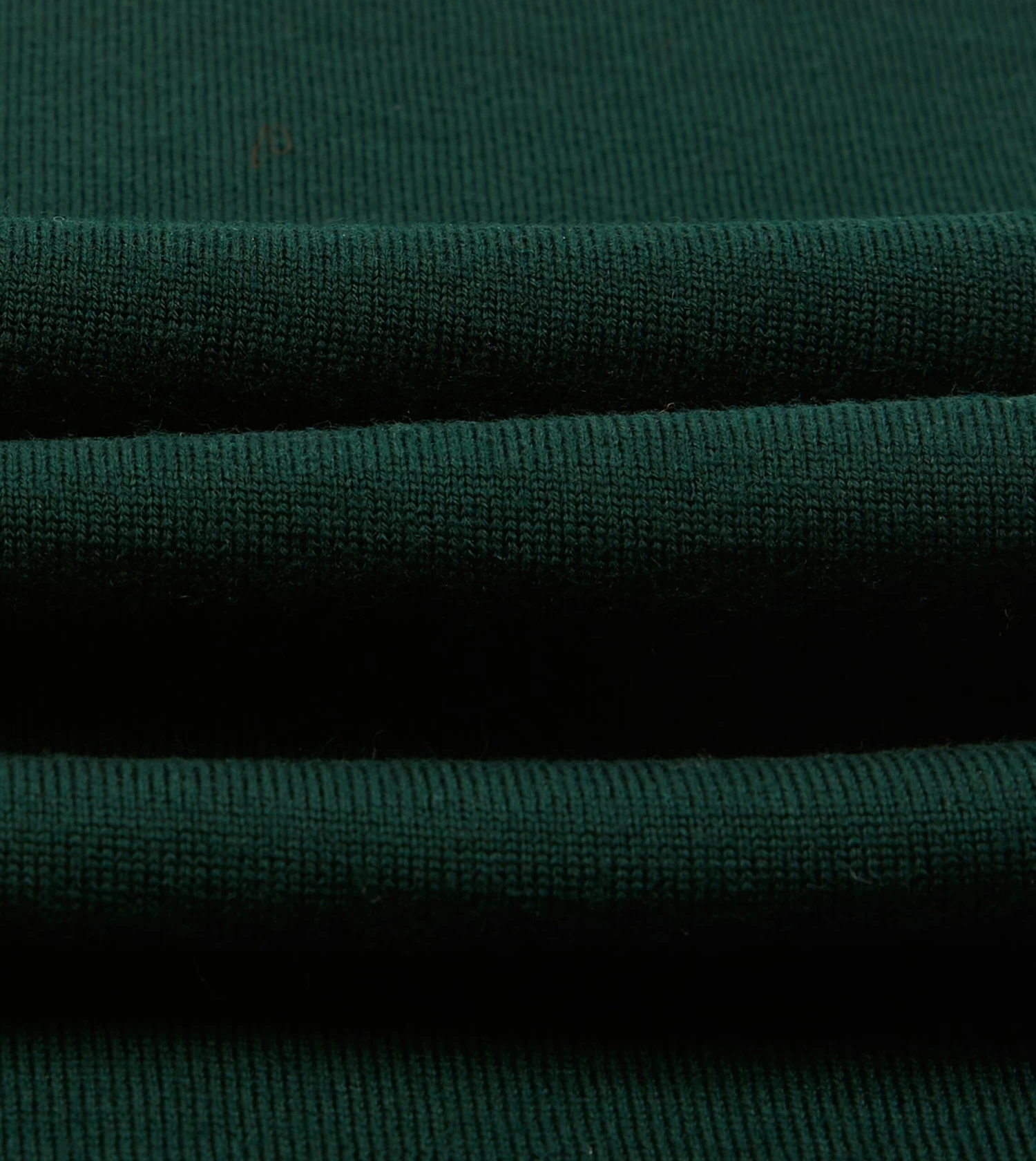 Green Merino Wool Knitted Rugby Shirt 4 Green Merino Wool Knitted Rugby Shirt - Image 2