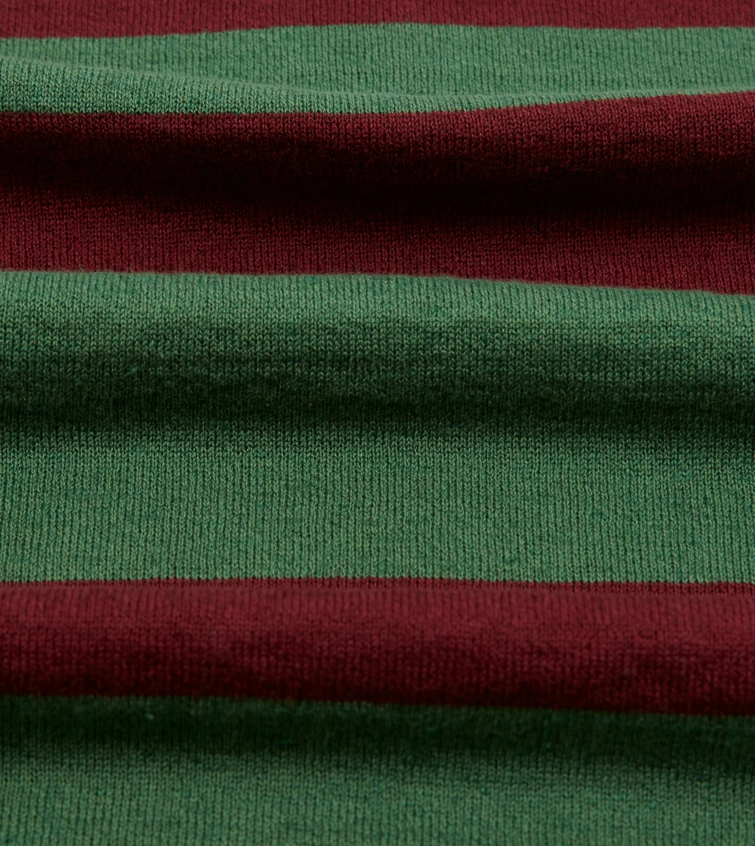 Green And Red Linen Cotton Knitted Rugby Shirt 4 Green And Red Linen Cotton Knitted Rugby Shirt - Image 2