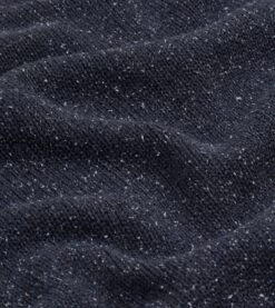 Navy Flecked Silk Ribbed Integral Collar Jumper 8 Navy Flecked Silk Ribbed Integral Collar Jumper -Drakes Shop DR2A3I23050 01250 02