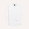 White Oxford Cotton Cloth Button-Down Shirt -Drakes Shop DR2A4A21843 01000 1 LR