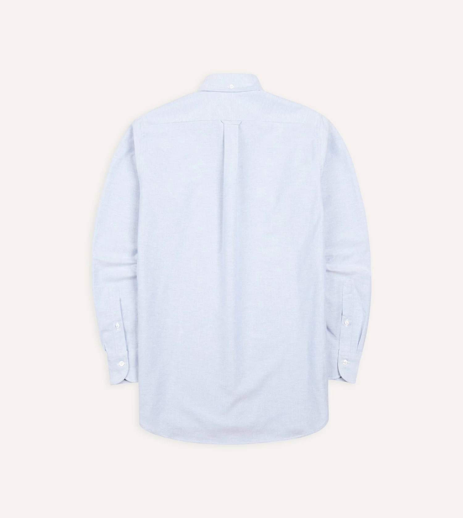 Mid-Blue Cotton Oxford Cloth Button-Down Shirt 5 Mid-Blue Cotton Oxford Cloth Button-Down Shirt - Image 3