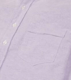 Lilac Cotton Oxford Cloth Button-Down Shirt -Drakes Shop DR2A4A21843 07900 4