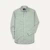 Green Pinpoint Oxford Cotton Cloth Button-Down Shirt -Drakes Shop DR2A4A22446 04400 1