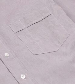 Lilac Pinpoint Oxford Cotton Cloth Button-Down Shirt -Drakes Shop DR2A4A22446 07900 4