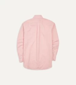 Pink Pinpoint Oxford Cotton Cloth Button-Down Shirt -Drakes Shop DR2A4A22446 08990 6