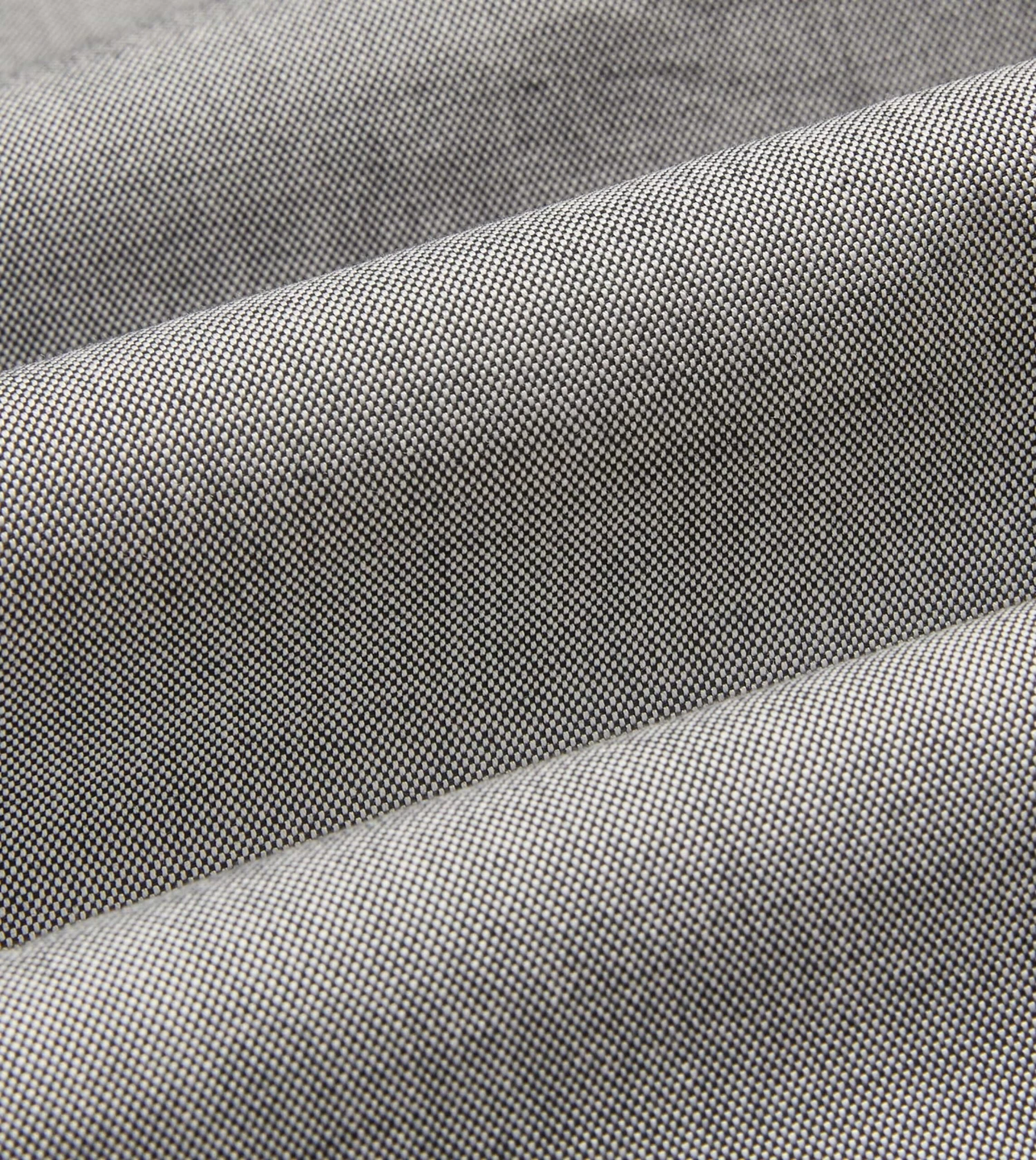 Grey Pinpoint Oxford Cotton Cloth Button-Down Shirt 4 Grey Pinpoint Oxford Cotton Cloth Button-Down Shirt - Image 2