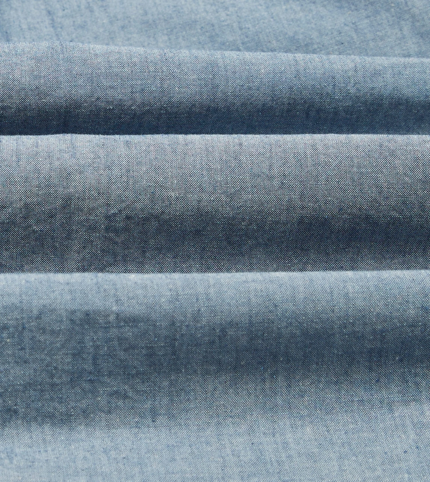 Light Blue Cotton Chambray Button-Down Shirt 4 Light Blue Cotton Chambray Button-Down Shirt - Image 2