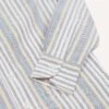Blue Multi Stripe Cotton Oxford Cloth Button-Down Shirt -Drakes Shop DR2A4A23600 01302 5