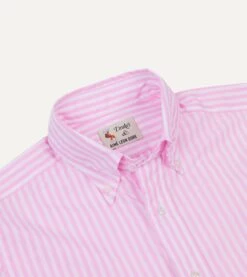 ALD / Drake's Striped Poplin Shirt -Drakes Shop DR2A4A23666 01992 3