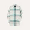 White, Purple And Green Madras Check Cotton Button-Down Shirt -Drakes Shop DR2A4A24059 01003 1