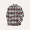 Multi Check Brushed Cotton Two-Pocket Work Shirt -Drakes Shop DR2A4D23596 01103 1