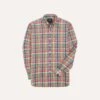 Pink And Green Madras Check Cotton Button-Down Shirt 2 Pink And Green Madras Check Cotton Button-Down Shirt -Drakes Shop DR2A4O23593 01403 1
