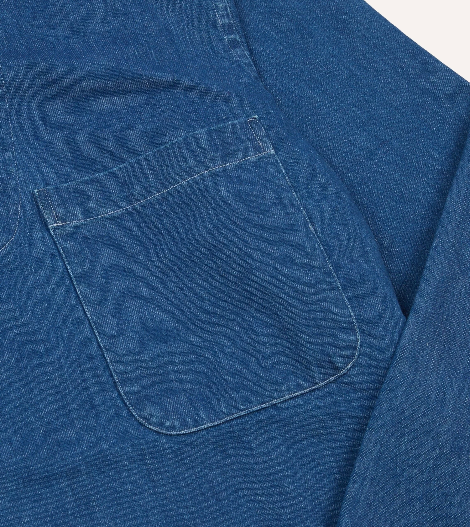 Stone Wash Denim Smock 6 Stone Wash Denim Smock - Image 4
