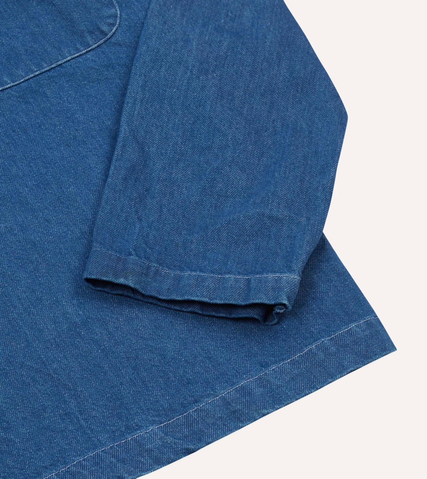 Stone Wash Denim Smock 7 Stone Wash Denim Smock - Image 5