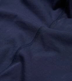 Navy Cotton Crew Neck Hiking T-Shirt -Drakes Shop DR2A5A21528 14250 4