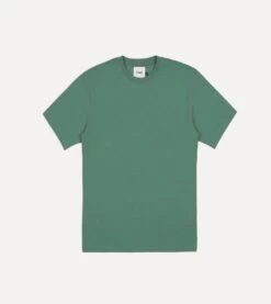 Sage Green Cotton Crew Neck Hiking T-Shirt