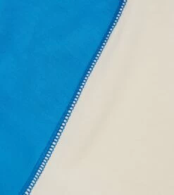 Blue And Antique White Raglan Sleeve Hiking T-Shirt 11 Blue And Antique White Raglan Sleeve Hiking T-Shirt -Drakes Shop DR2A5B22034 12 050 5