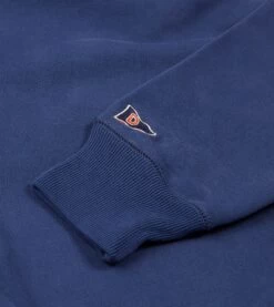 Navy Crew Neck Cotton Sweatshirt -Drakes Shop DR2A5I 21566 07 250 4