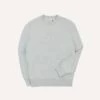 ALD / Drake's Grey Embossed Crewneck Sweatshirt -Drakes Shop DR2A5I23676 01600 1