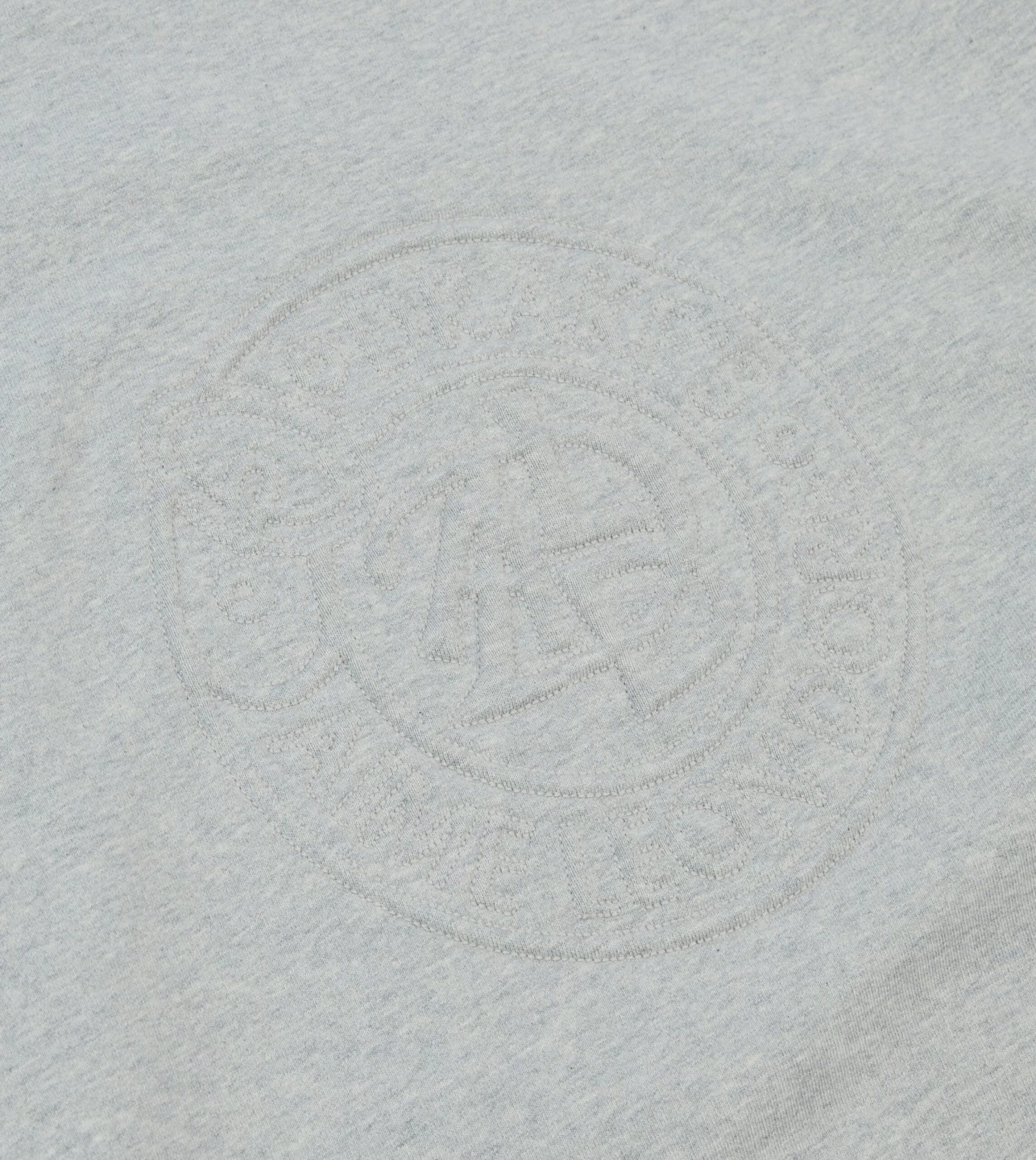 ALD / Drake's Grey Embossed Crewneck Sweatshirt 6 ALD / Drake's Grey Embossed Crewneck Sweatshirt - Image 4