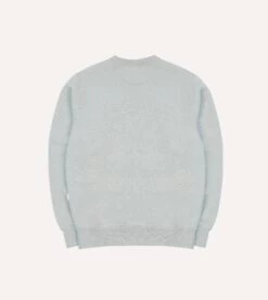 ALD / Drake's Grey Embossed Crewneck Sweatshirt 13 ALD / Drake's Grey Embossed Crewneck Sweatshirt -Drakes Shop DR2A5I23676 01600 6