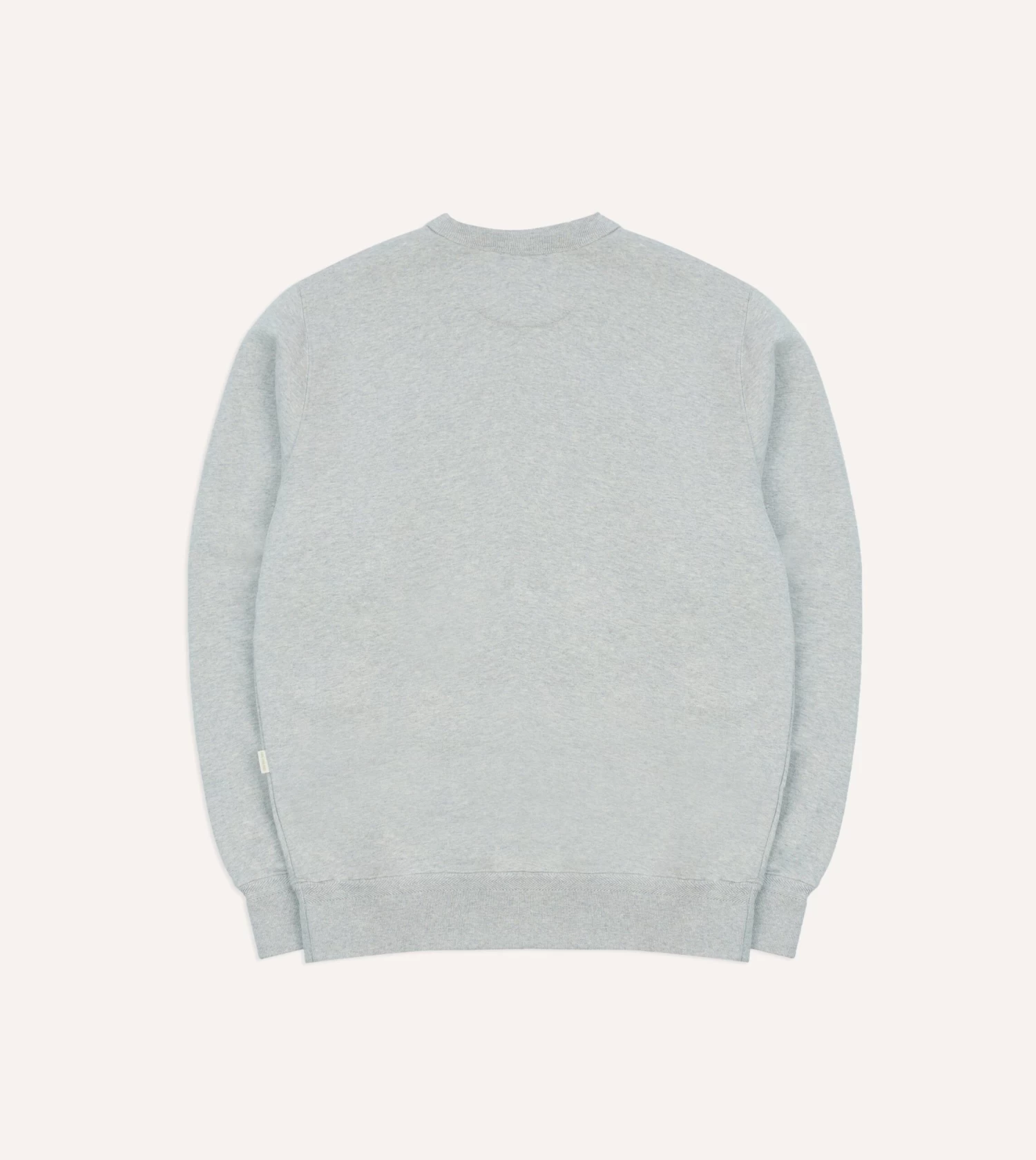 ALD / Drake's Grey Embossed Crewneck Sweatshirt 8 ALD / Drake's Grey Embossed Crewneck Sweatshirt - Image 6