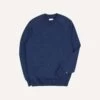 Navy Cotton Jersey Sweatshirt -Drakes Shop DR2A5I24045 01250 1