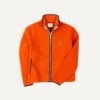 Orange Boucle Wool Zip Fleece Jacket -Drakes Shop DR2A5L 21265 05 800 1