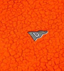 Orange Boucle Wool Zip Fleece Jacket -Drakes Shop DR2A5L 21265 05 800 5