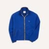 Blue Boucle Wool Zip Fleece Jacket -Drakes Shop DR2A5L21265 01200 1 LR