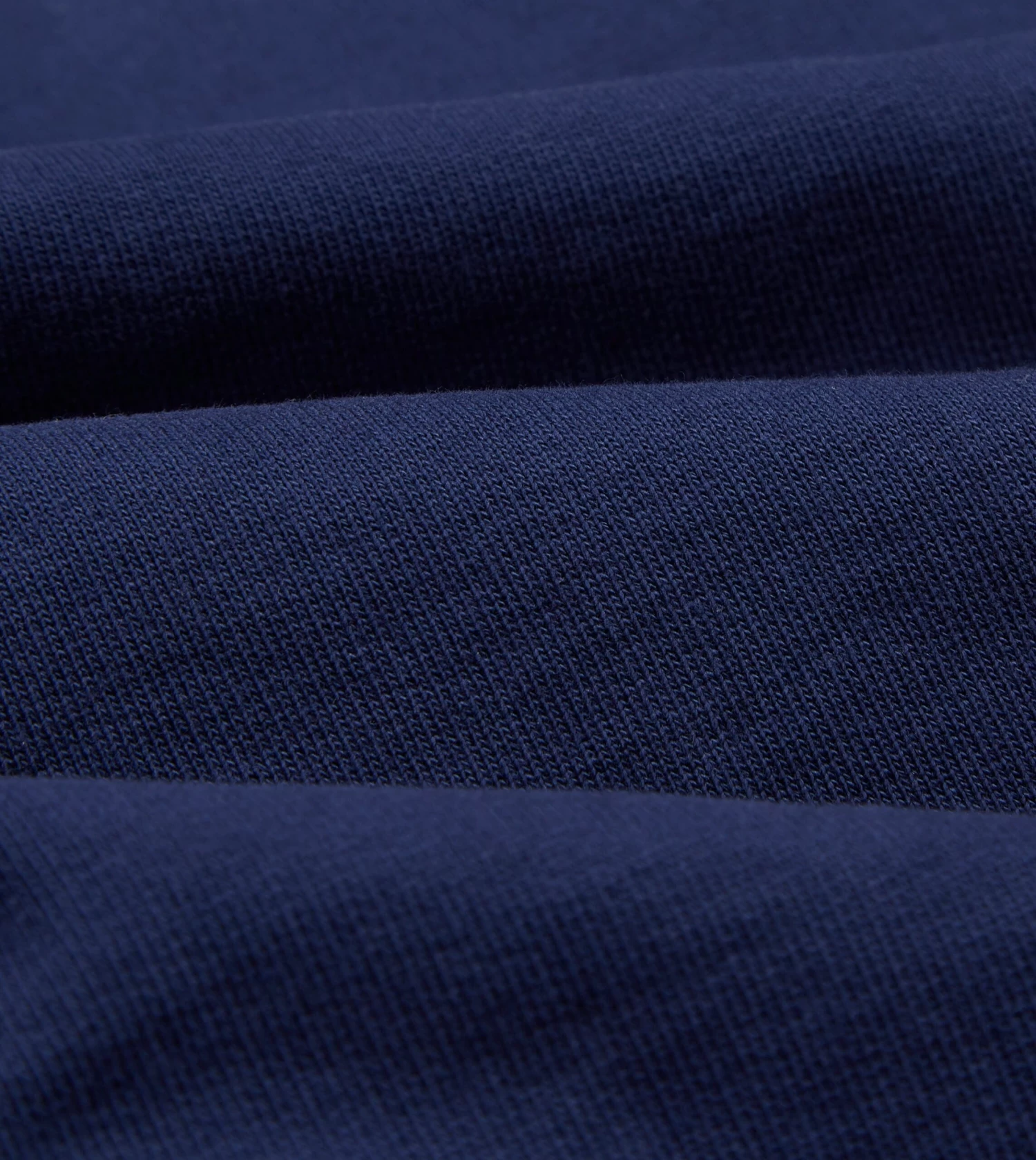 Navy Cotton Quarter Zip Sweatshirt 4 Navy Cotton Quarter Zip Sweatshirt - Image 2