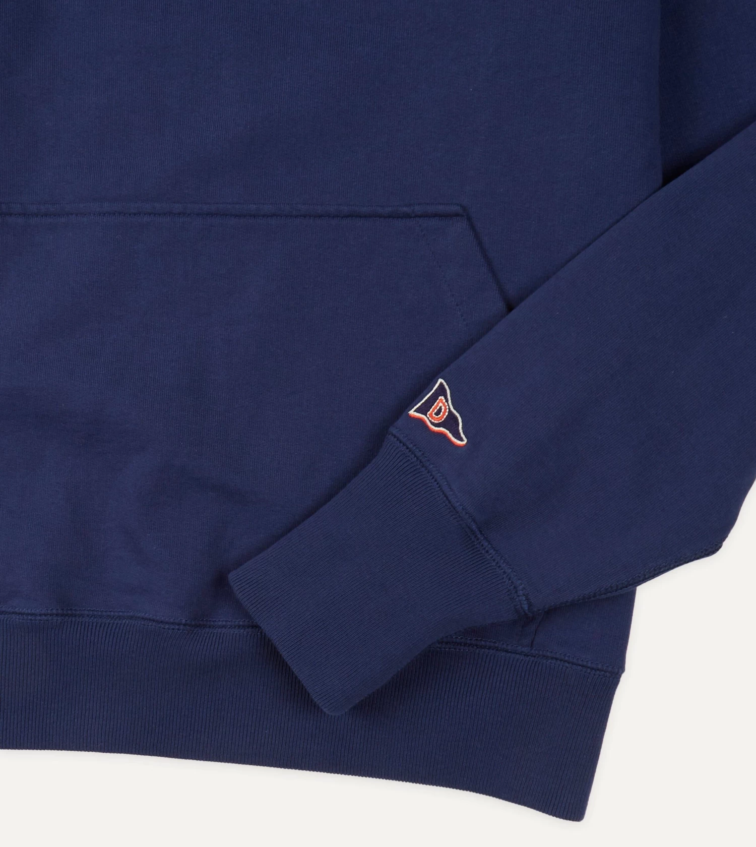 Navy Cotton Quarter Zip Sweatshirt 6 Navy Cotton Quarter Zip Sweatshirt - Image 4