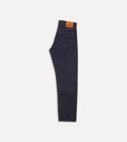 Indigo Rinse 14.2oz Japanese Selvedge Denim Five-Pocket Jeans -Drakes Shop DR2A6A19555 01250 6