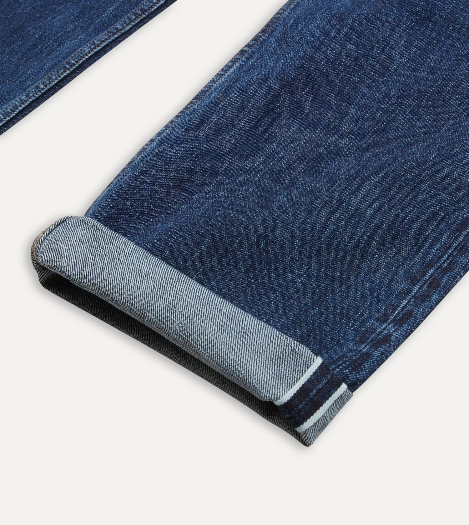Stone Wash 14.2oz Japanese Selvedge Denim Five-Pocket Jeans 7 Stone Wash 14.2oz Japanese Selvedge Denim Five-Pocket Jeans - Image 5