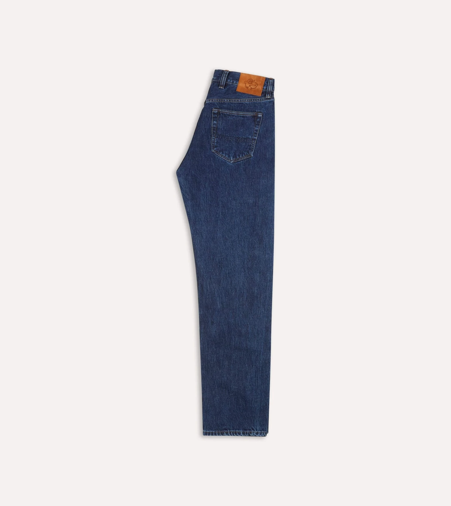 Stone Wash 14.2oz Japanese Selvedge Denim Five-Pocket Jeans 8 Stone Wash 14.2oz Japanese Selvedge Denim Five-Pocket Jeans - Image 6