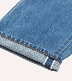 Custom Wash 14.2oz Japanese Selvedge Denim Five-Pocket Jeans -Drakes Shop DR2A6A19555 04200 7