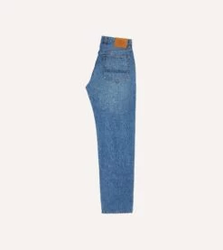Custom Wash 14.2oz Japanese Selvedge Denim Five-Pocket Jeans -Drakes Shop DR2A6A19555 04200 8