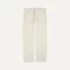 Ecru Japanese Selvedge Needlecord Five-Pocket Trousers -Drakes Shop DR2A6A20940 02050 1