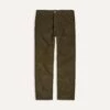 Green Japanese Selvedge Needlecord Five-Pocket Trousers -Drakes Shop DR2A6A20940 04400 1