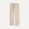 Ecru Lightweight Cotton Canvas Five-Pocket Jeans -Drakes Shop DR2A6A22136 02 050 1 LR