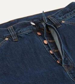 Stone Wash 13oz Denim Five-Pocket Jeans -Drakes Shop DR2A6A22750 02250 4