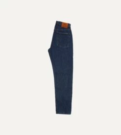 Stone Wash 13oz Denim Five-Pocket Jeans -Drakes Shop DR2A6A22750 02250 6