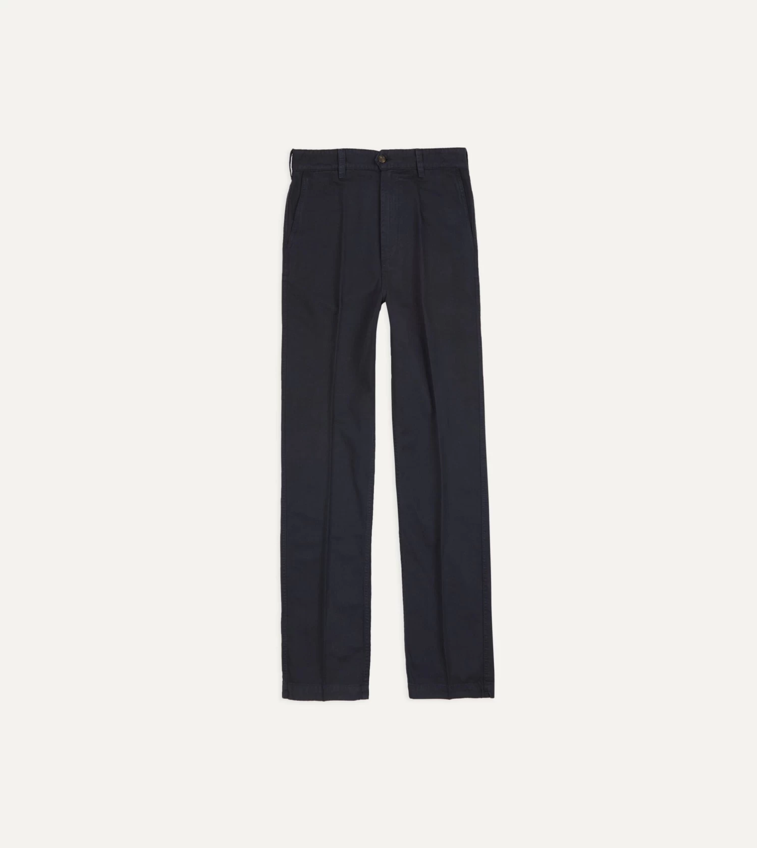 Navy Cotton Flat Front Chino 3 Navy Cotton Flat Front Chino