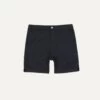 Navy Herringbone Cotton Fatigue Shorts -Drakes Shop DR2A6B22429 02250 1