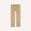 Sand Textured Cotton Flat Front Chino -Drakes Shop DR2A6B22665 04500 1