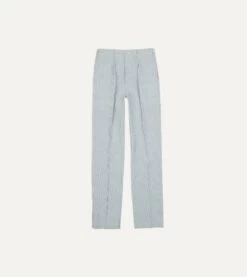 Blue And White Seersucker Games Trousers