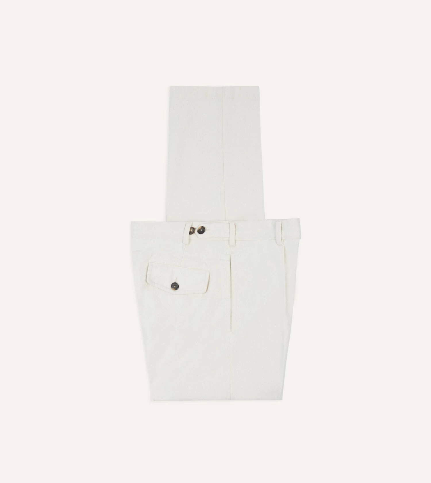 Ecru Denim Games Trousers 3 Ecru Denim Games Trousers