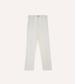 Ecru Denim Games Trousers 10 Ecru Denim Games Trousers -Drakes Shop DR2A6C24003 01050 3