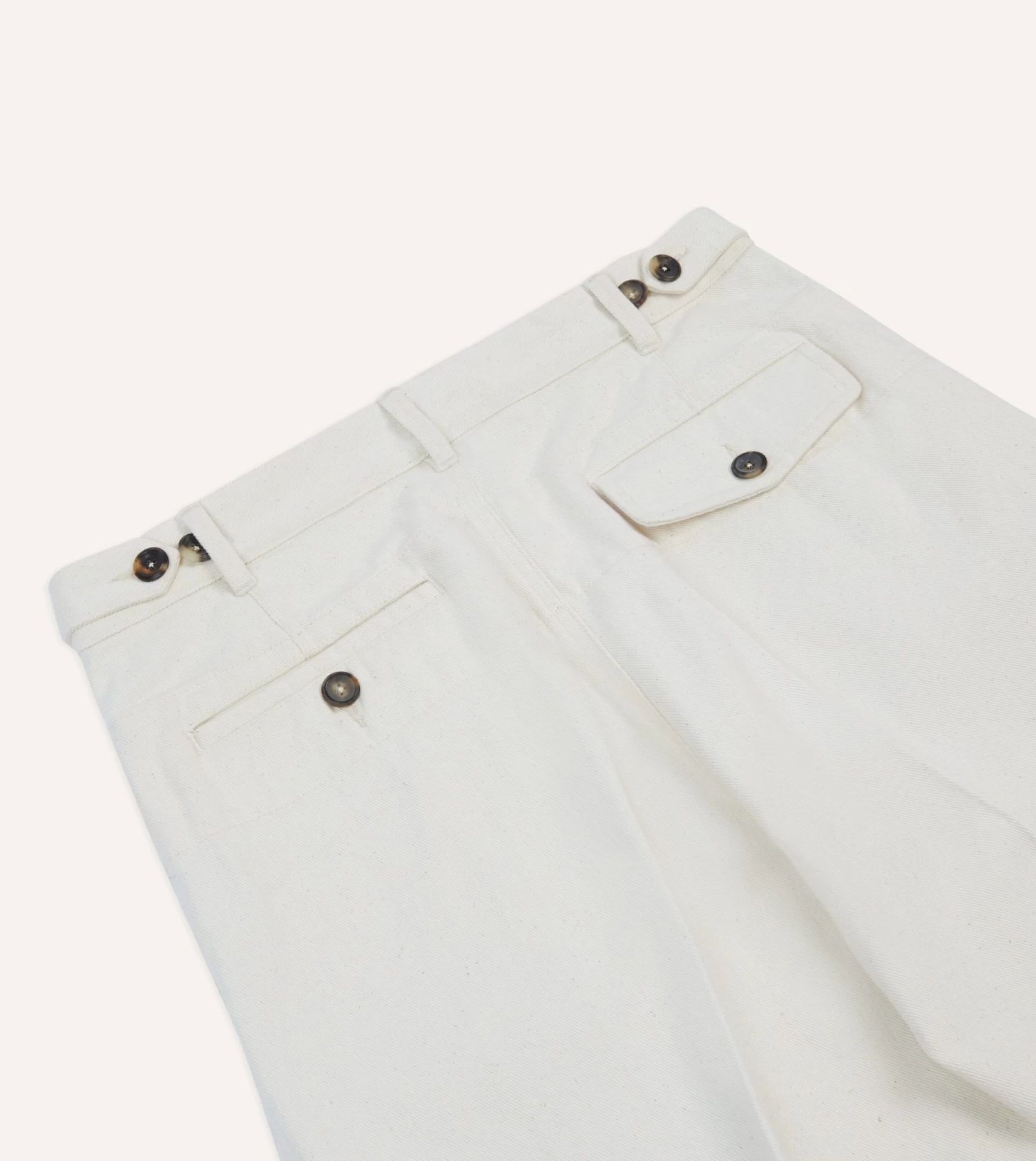 Ecru Denim Games Trousers 7 Ecru Denim Games Trousers - Image 5