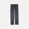Grey Wool Flannel Flat Front Trouser 2 Grey Wool Flannel Flat Front Trouser -Drakes Shop DR2A6D21379 02600 1